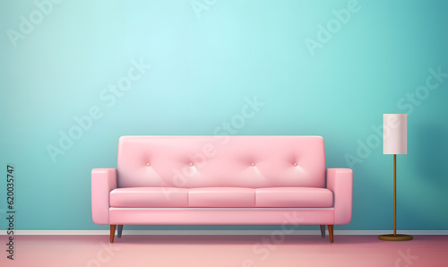 modern interior with sofa