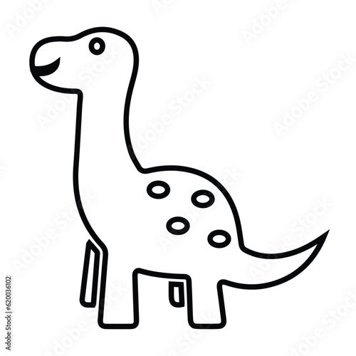 Toy dinosaur  toy animal  cute dinosaur sticker icon