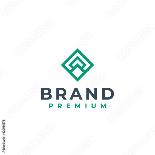brick stone rock logo design
