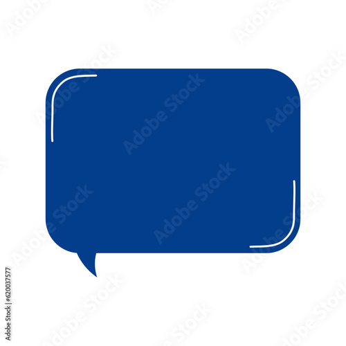 blue speech bubble