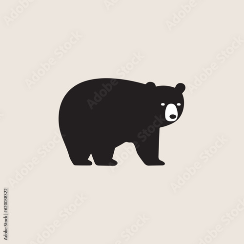 Minimal Bear Logo Icon Vector Template © Happymoon