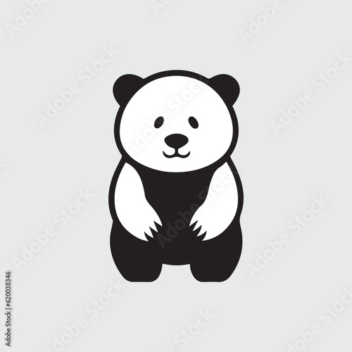 Minimal Bear Logo Icon Vector Template