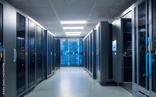 Datacenter's Interior: Exploring the Server RoomUnveiling the Datacenter's Server Room: A Technological Hub of Connectivity and Security Step into the world of datacenters and witness the impressiv