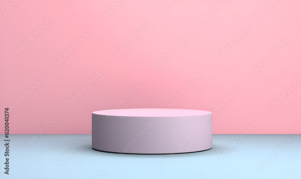 3D Podium Minimalist Cylinder Pedestal Product Display Presentation Platform Stage 3D Podium Minimalist Cylinder Pedestal Product Display Presentation Platform Stage