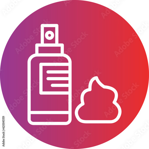 Vector Design Barber Foam Icon Style