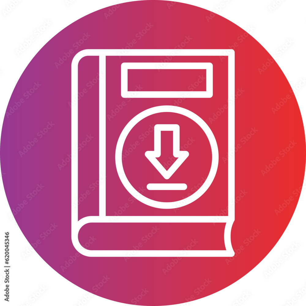 Vector Design Download Book Icon Style Vector Design Download Book Icon Style