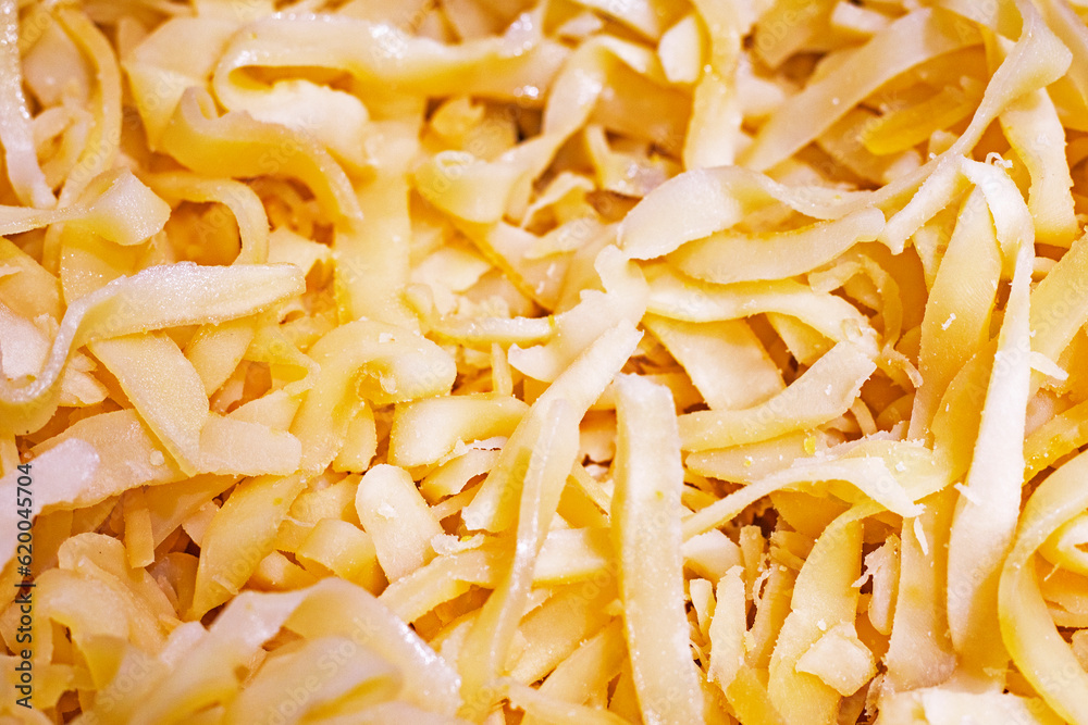 background of thin slices of squid, seafood. snack for beer background of thin slices of squid, seafood. snack for beer