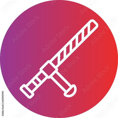 Vector Design Baton Icon Style