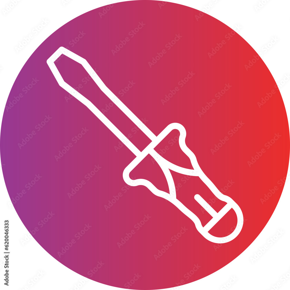 Vector Design Screwdriver Icon Style Vector Design Screwdriver Icon Style