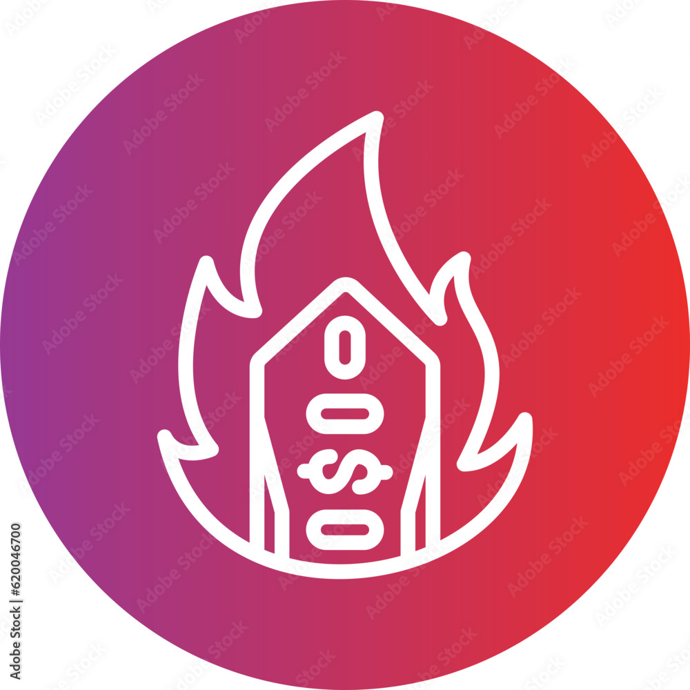 Vector Design Hot Price Icon Style Vector Design Hot Price Icon Style