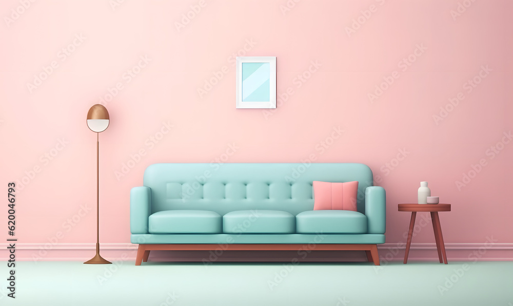 Modern Sofa in Living Room Modern Sofa in Living Room