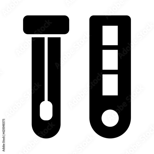  Pcr Test Glyph Icon Design