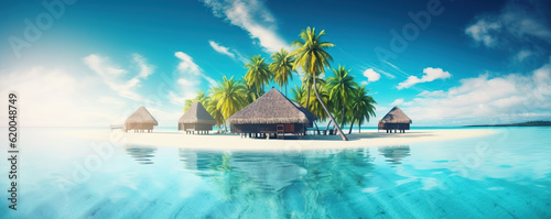 tropical vacation background 