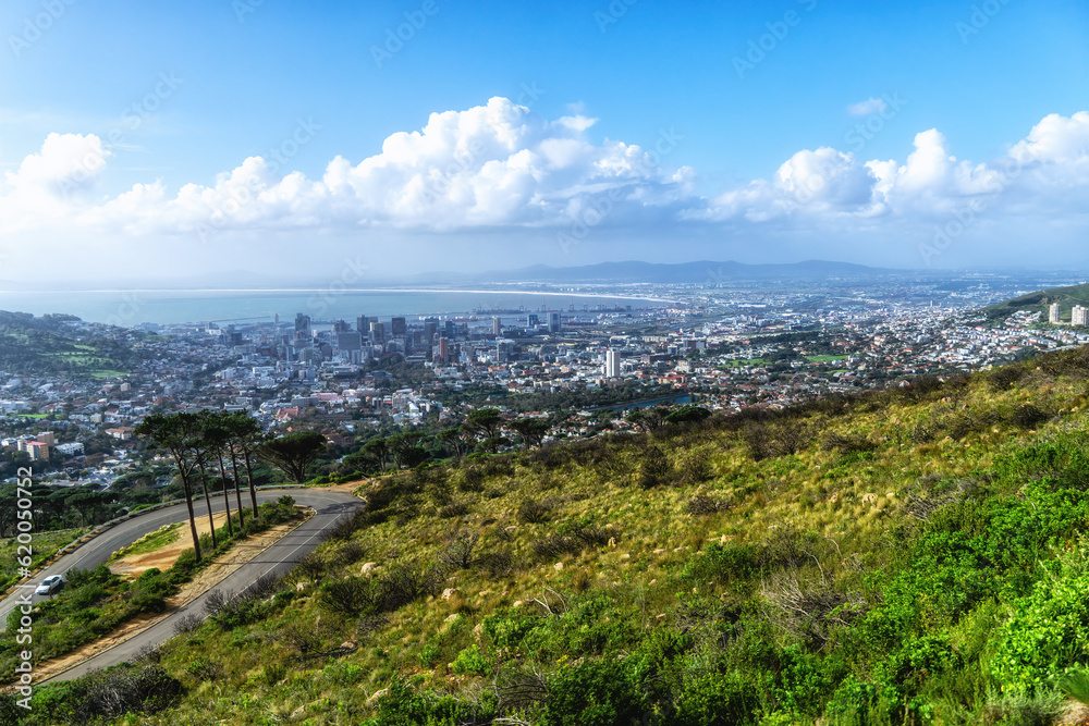 Panorama of Cape Town, South Africa