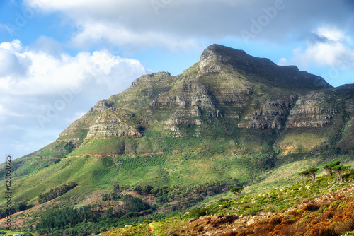 Table Mountain in Cape Town, South Africa.