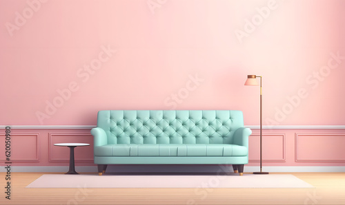 modern living room with sofa