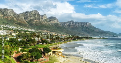 Camps Bay near Cape Town, South Africa photo