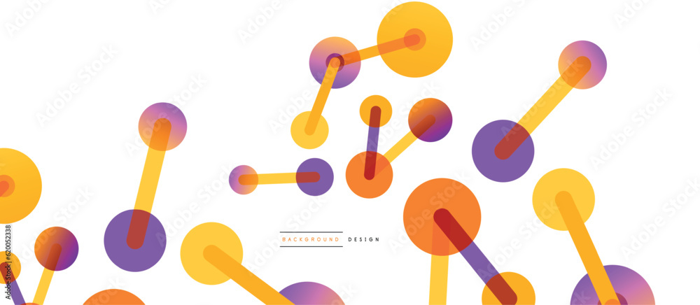 Line points connections geometric abstract background. Circles connected by lines. Trendy techno business template for wallpaper, banner, background or landing Line points connections geometric abstract background. Circles connected by lines. Trendy techno business template for wallpaper, banner, background or landing