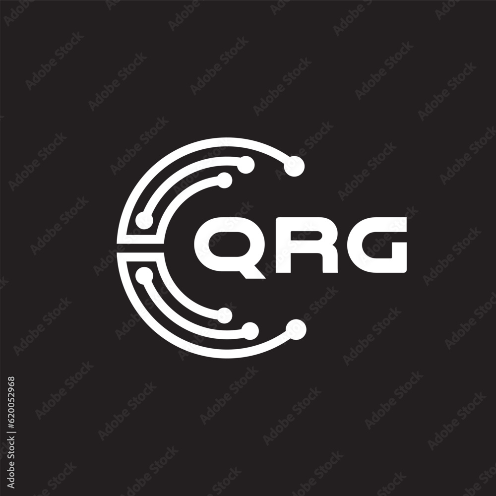 QRGletter technology logo design on black background. QRGcreative initials letter IT logo concept. QRGsetting shape design
QRGletter technology logo design on black background. QRGcreative initials letter IT logo concept. QRGsetting shape design