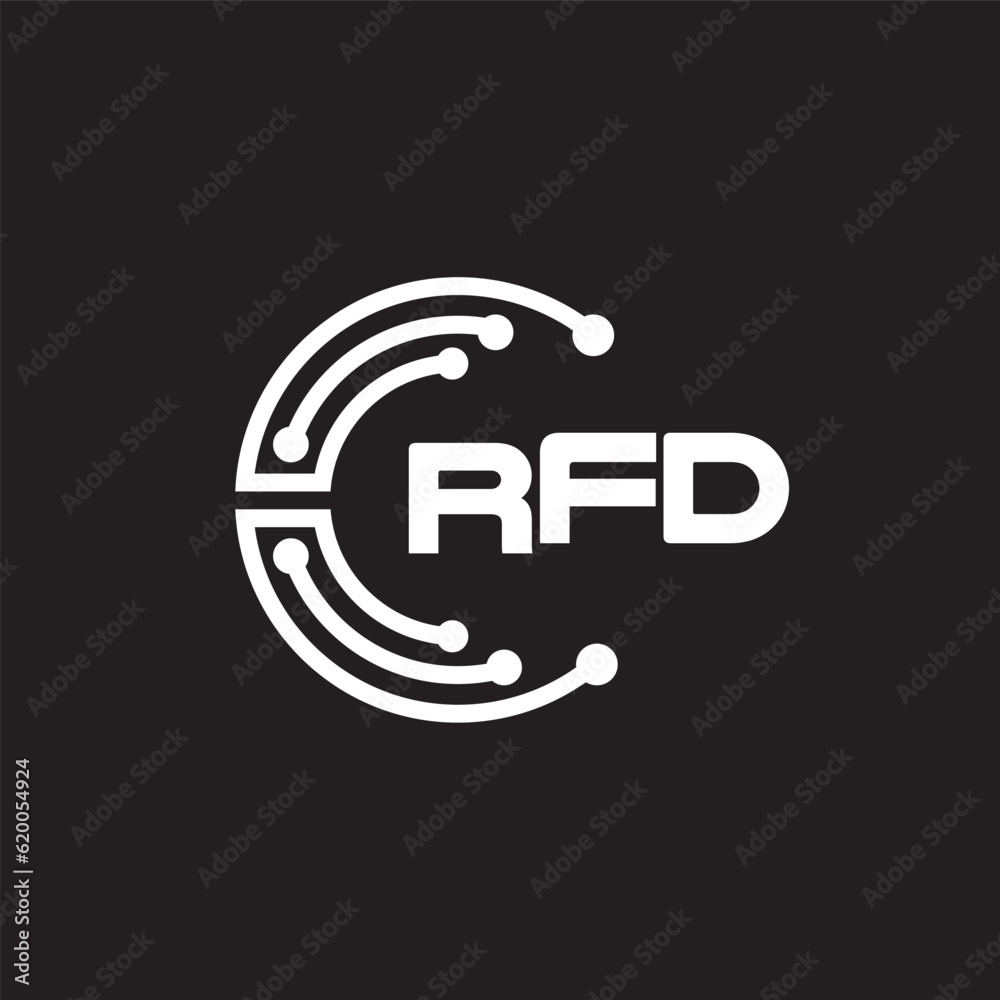 RFDletter technology logo design on black background. RFDcreative initials letter IT logo concept. RFDsetting shape design
RFDletter technology logo design on black background. RFDcreative initials letter IT logo concept. RFDsetting shape design