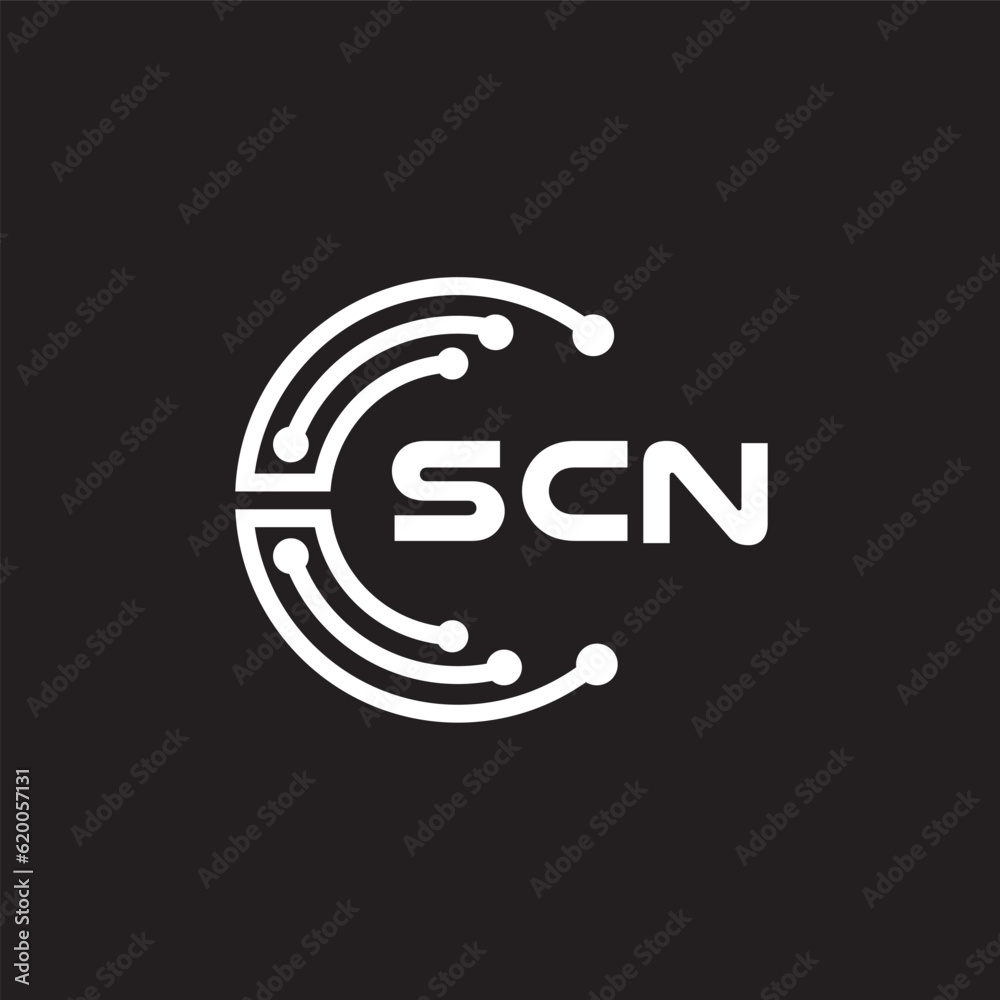 SCN letter technology logo design on black background. SCN creative initials letter IT logo concept. SCN setting shape design.
SCN letter technology logo design on black background. SCN creative initials letter IT logo concept. SCN setting shape design.