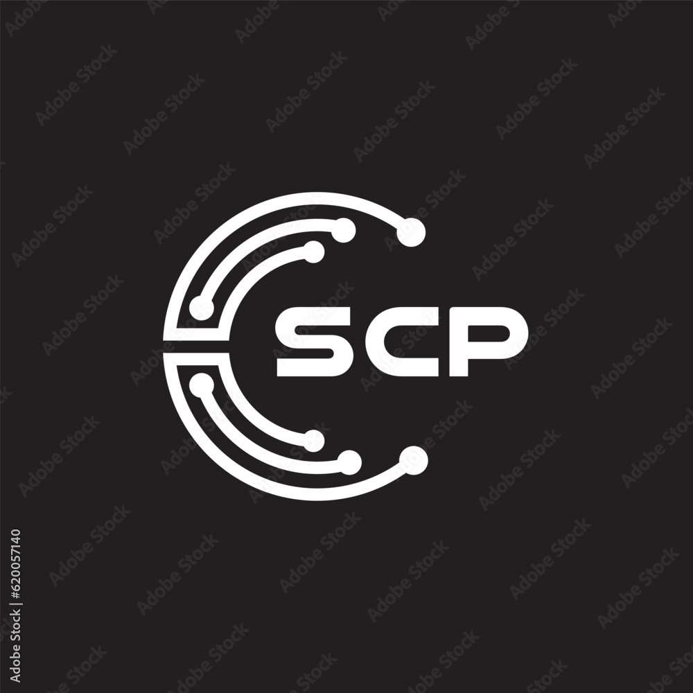 SCP letter technology logo design on black background. SCP creative initials letter IT logo concept. SCP setting shape design.
SCP letter technology logo design on black background. SCP creative initials letter IT logo concept. SCP setting shape design.