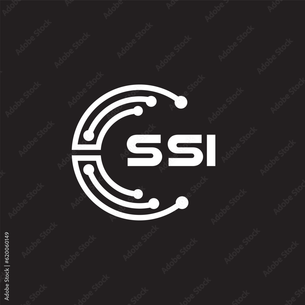 SSI letter technology logo design on black background. SSI creative initials letter IT logo concept. SSI setting shape design.
SSI letter technology logo design on black background. SSI creative initials letter IT logo concept. SSI setting shape design.