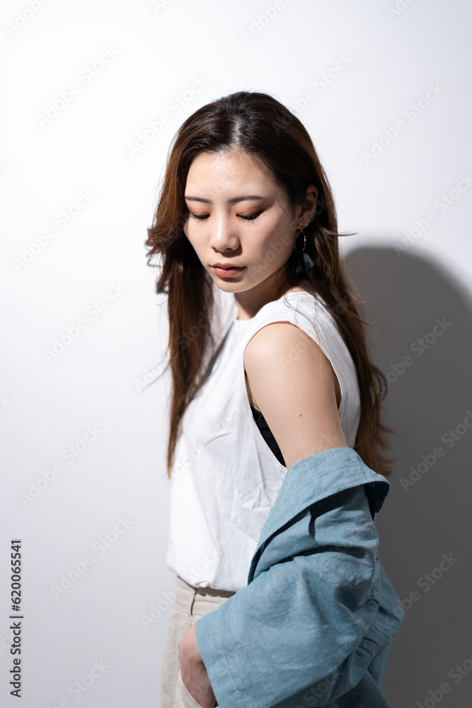夏ファッションの女性 夏ファッションの女性