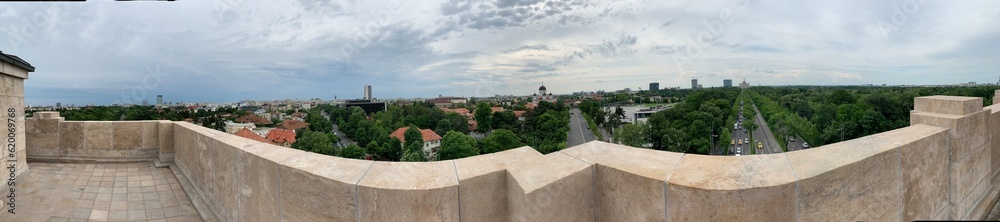 panorama of the Bucharest  
