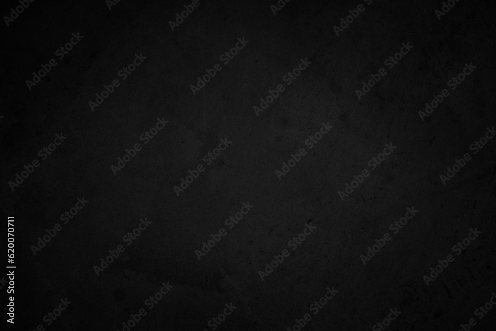 Black dark concrete wall background. Pattern board cement texture grunge design element decor.