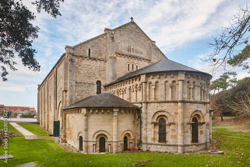 Canvas Print Notre dame fin des terres church. Soulac sur mer. France