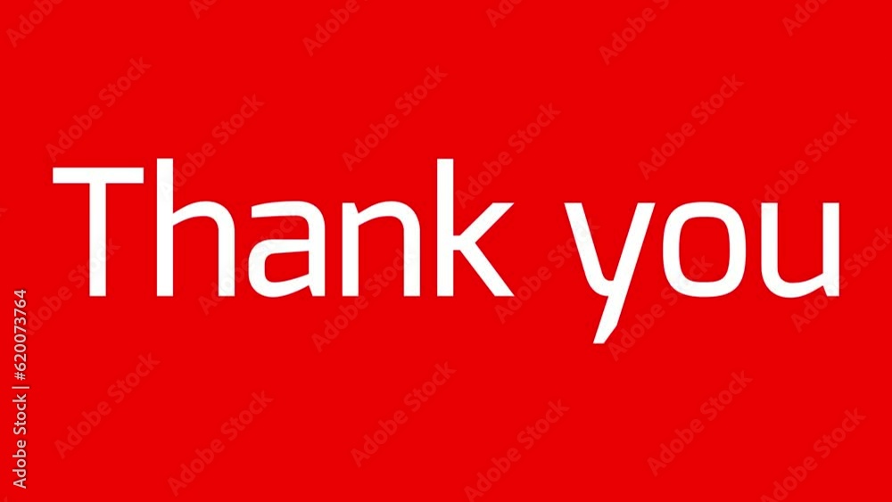 Animated thank you with flowing pop up text effect in red, green, and blue background Animated thank you with flowing pop up text effect in red, green, and blue background