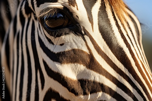 Zebra Natural Light in the Wild  Generative AI