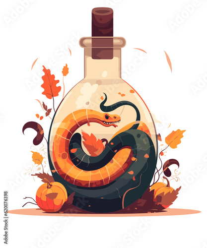 Schlangenzaubertrank für Hexen und Magier Halloween