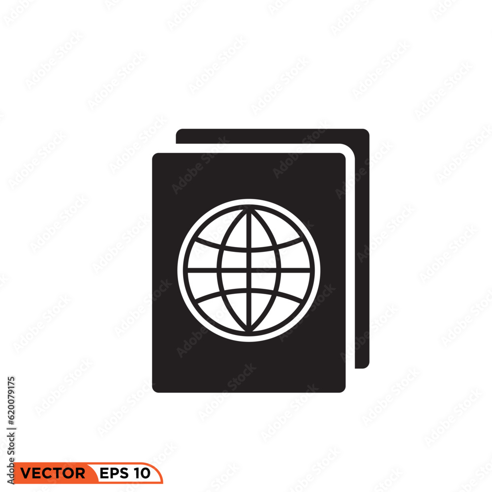 Icon vector graphic of Book world