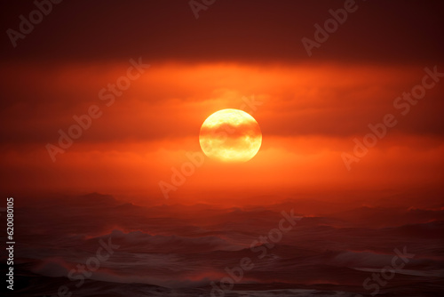 sunset over the sea © fadi
