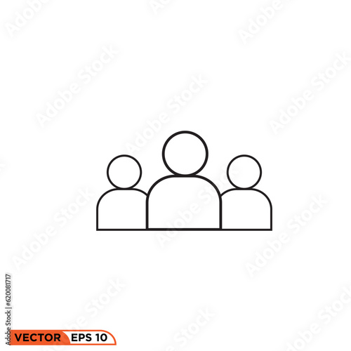 Icon vector graphic of personal