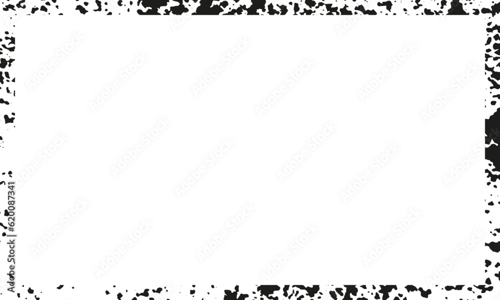 Grunge Rectangle Border. Black Frame with Paint Spray Edge. Retro Aged Frame with Dirty Rough Texture. Geometric Grungy Art on White Background. Abstract Design Element. Isolated Vector Illustration Grunge Rectangle Border. Black Frame with Paint Spray Edge. Retro Aged Frame with Dirty Rough Texture. Geometric Grungy Art on White Background. Abstract Design Element. Isolated Vector Illustration