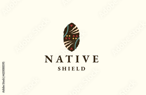 The Native Shield logo encapsulates a spirit of unity, resilience, and reverence for nature. a vibrant color palette inspired by the rich hues found in the natural world.