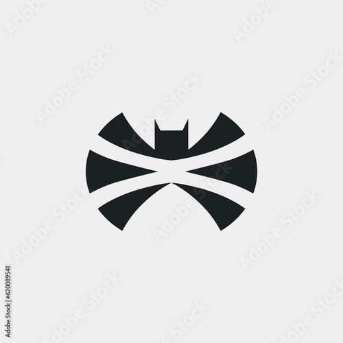 Letter X Bat Logo Design