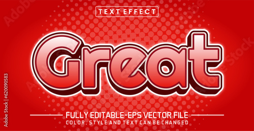 Great text editable style effect