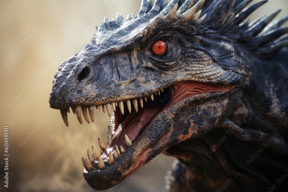 Close-Up of Irritator, Natural light, Generative AI Close-Up of Irritator, Natural light, Generative AI