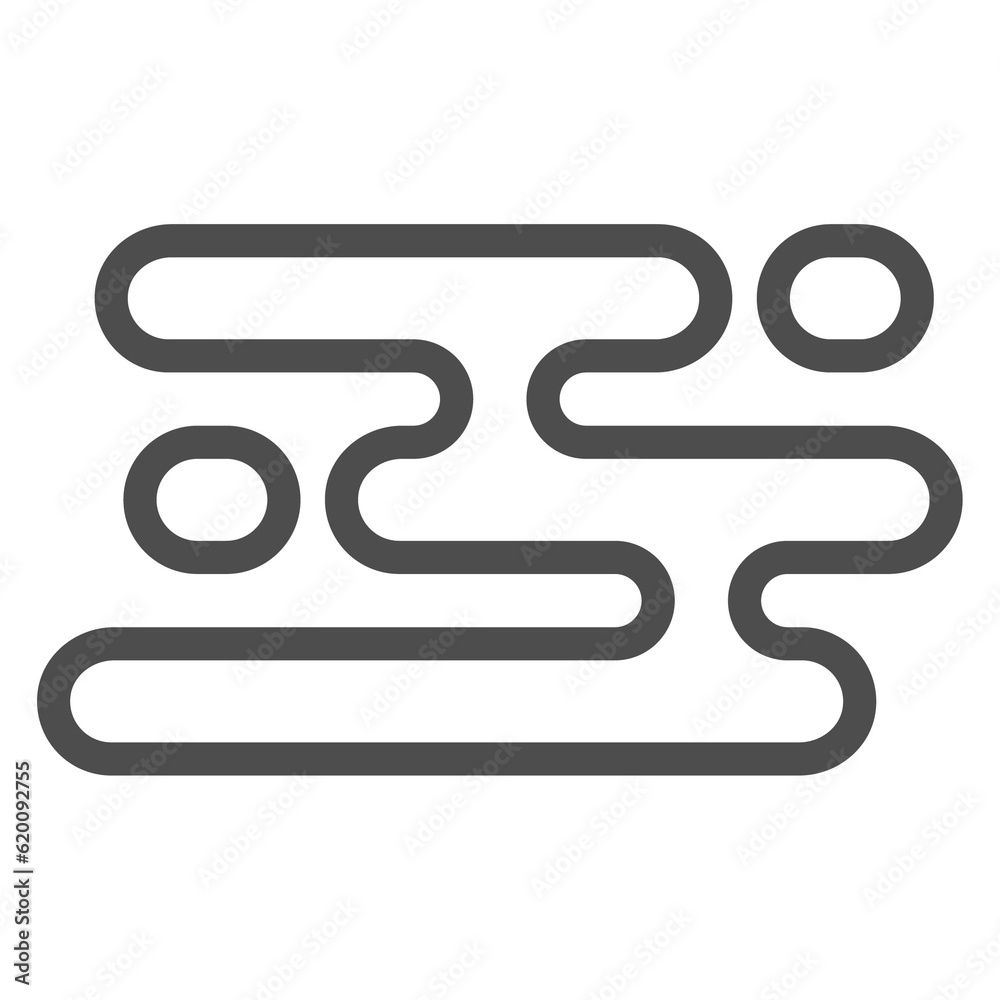 Korea traditional pattern outline icon. Linear symbol. Korea traditional pattern outline icon. Linear symbol.