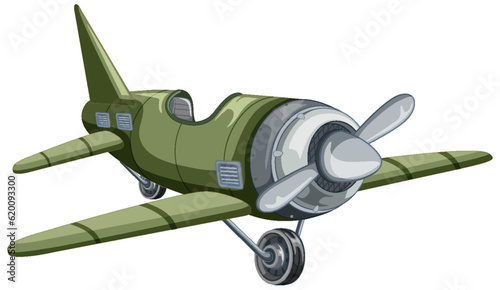 Fototapeta Naklejka Na Ścianę i Meble -  A military jet plane cartoon