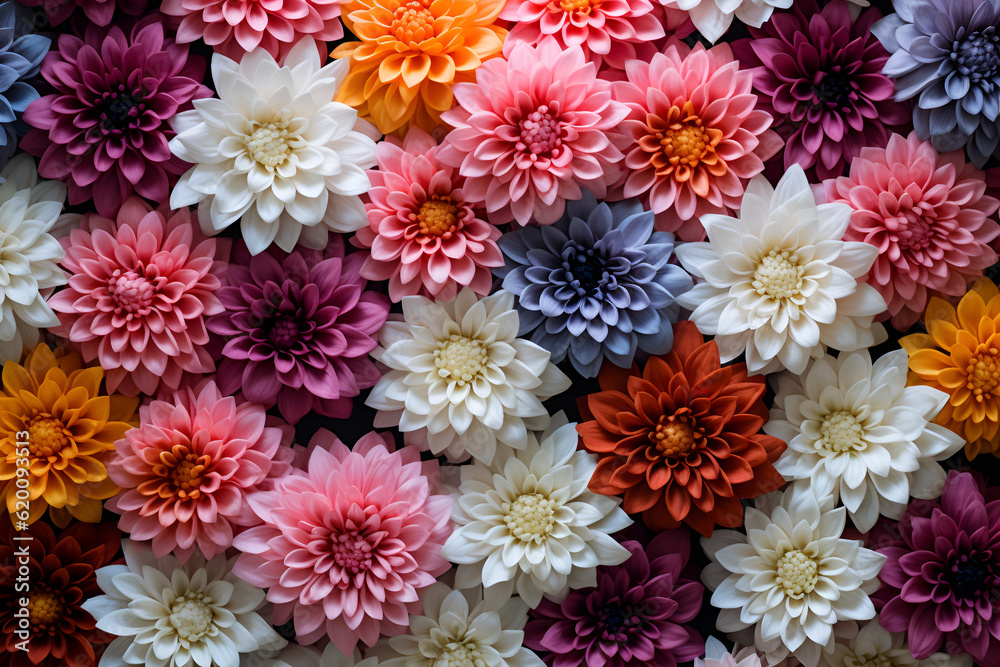 chrysanthemum flowers background