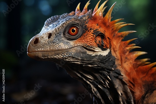 Close-Up of Ozraptor, Natural light, Generative AI © Giantdesign