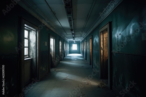 The Haunting Beauty of an Abandoned Hallway