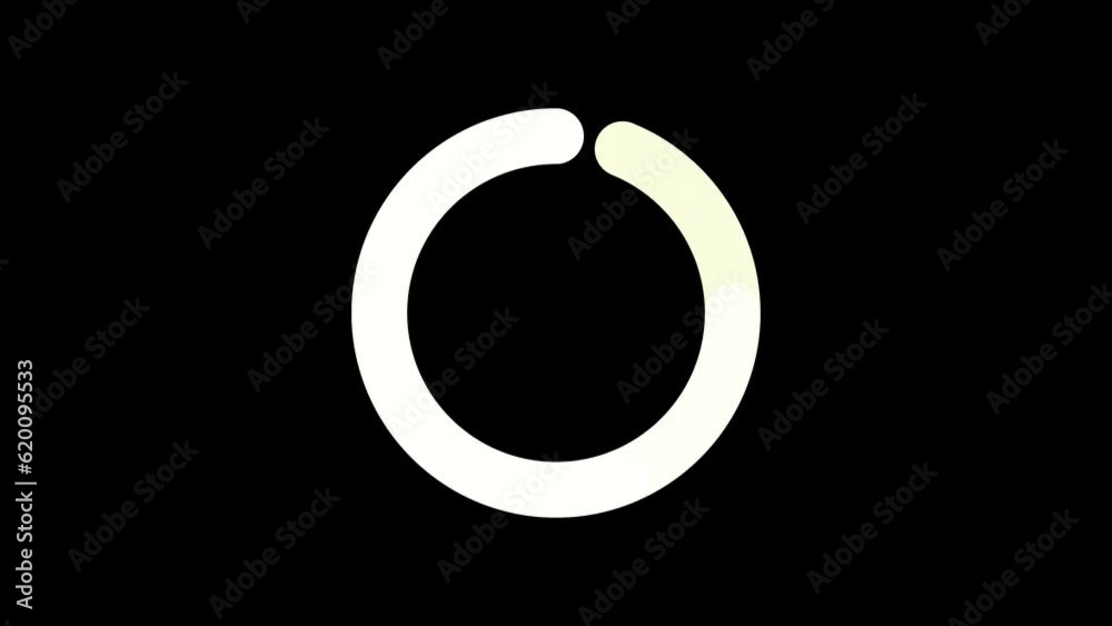 Round Circle animation in black background. Round Circle animation in black background.
