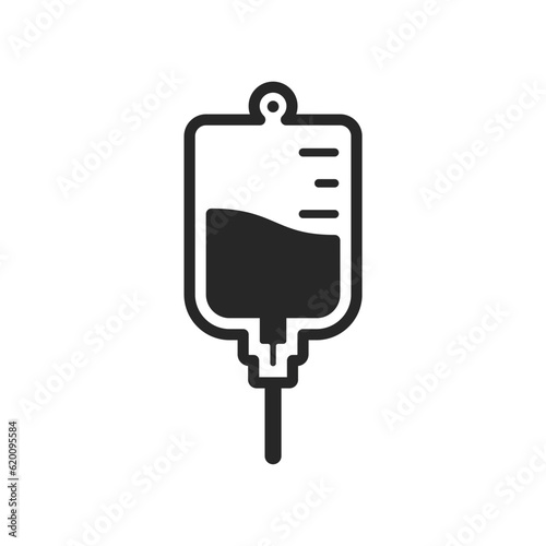 blood bag icon design vector template