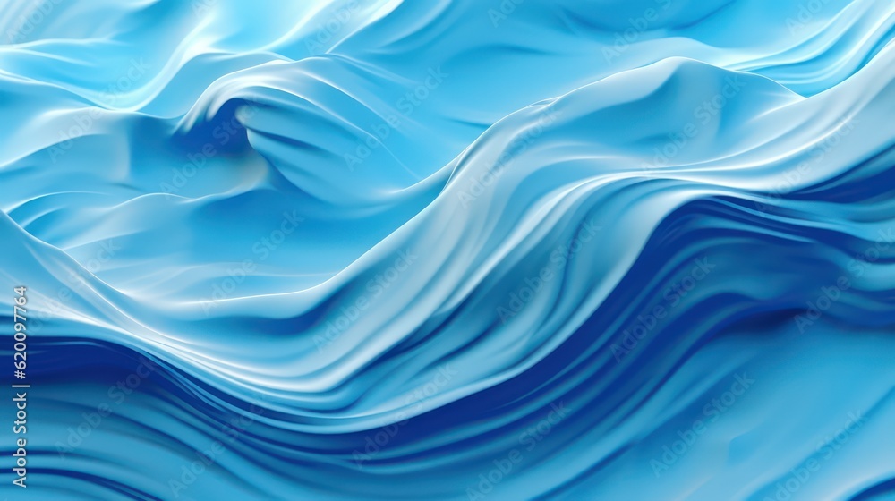 Fototapeta premium blue wave abstract background